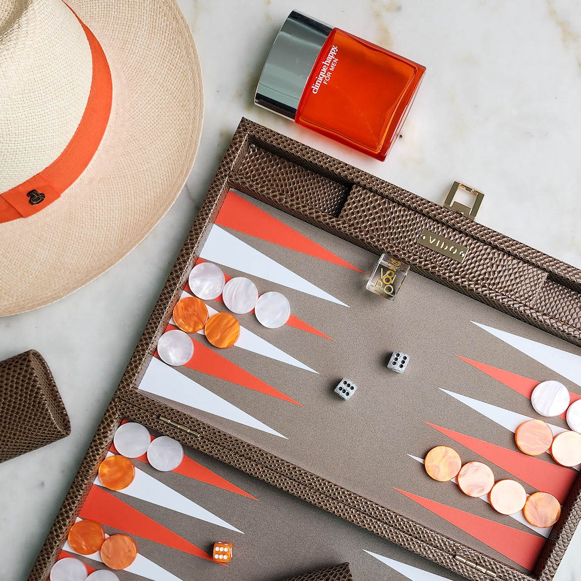 Brown Snake Medium Backgammon