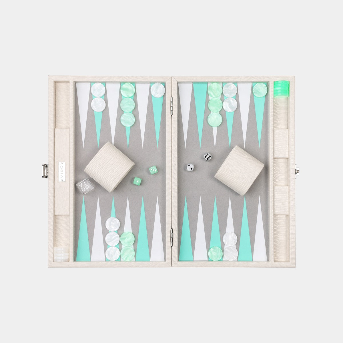 Pearl Lizard Medium Backgammon