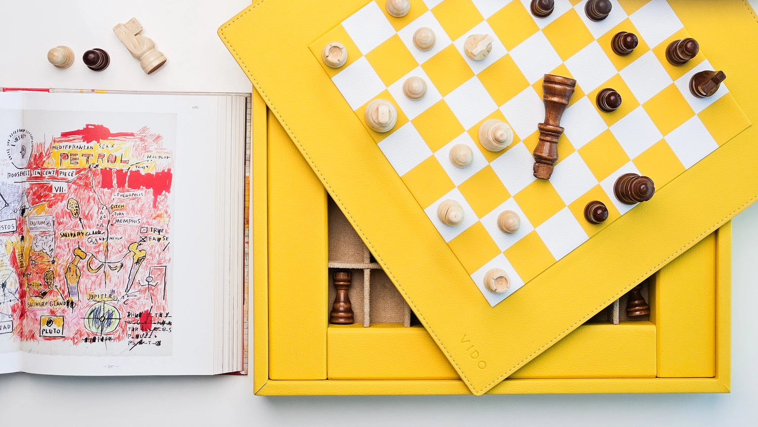 High Quality Chess Box With Magnetic Board By VIDO
