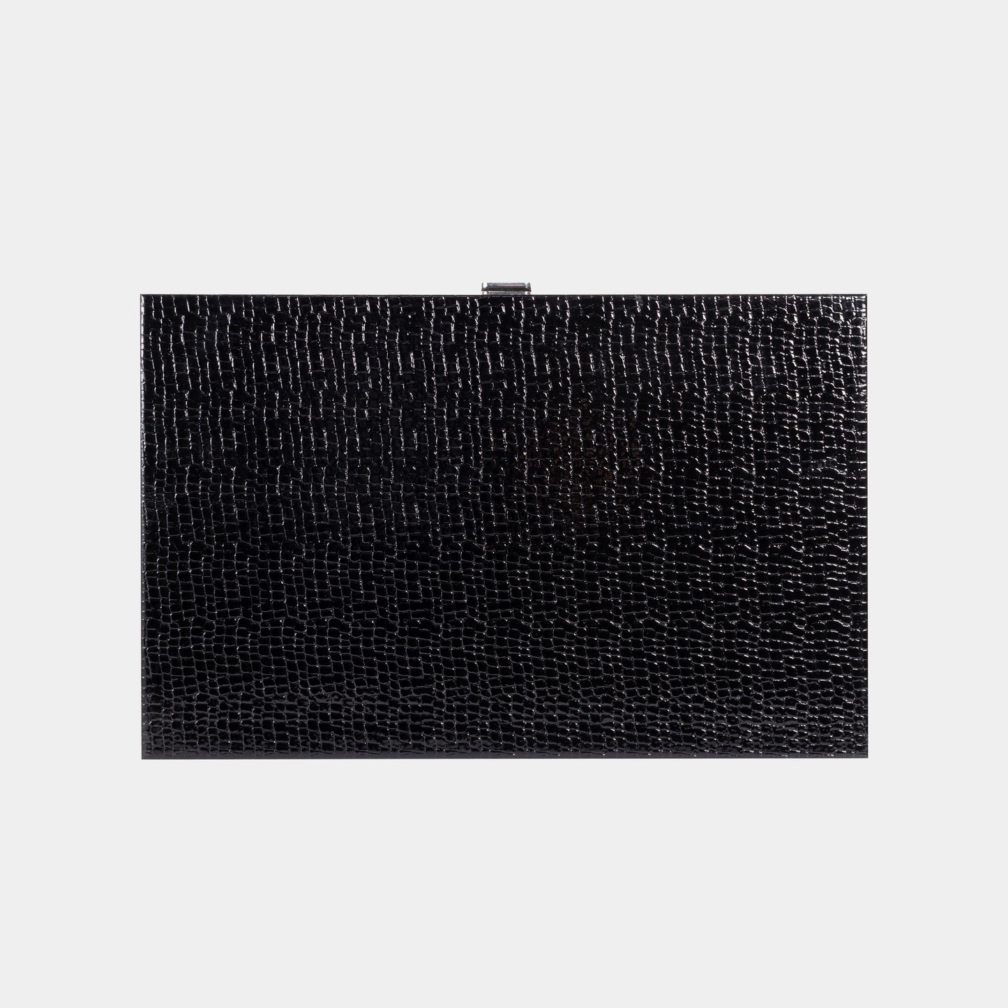 Jet Black Alligator Wooden Backgammon