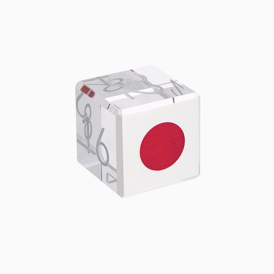 Crystal Doubling Cube - Japan Flag