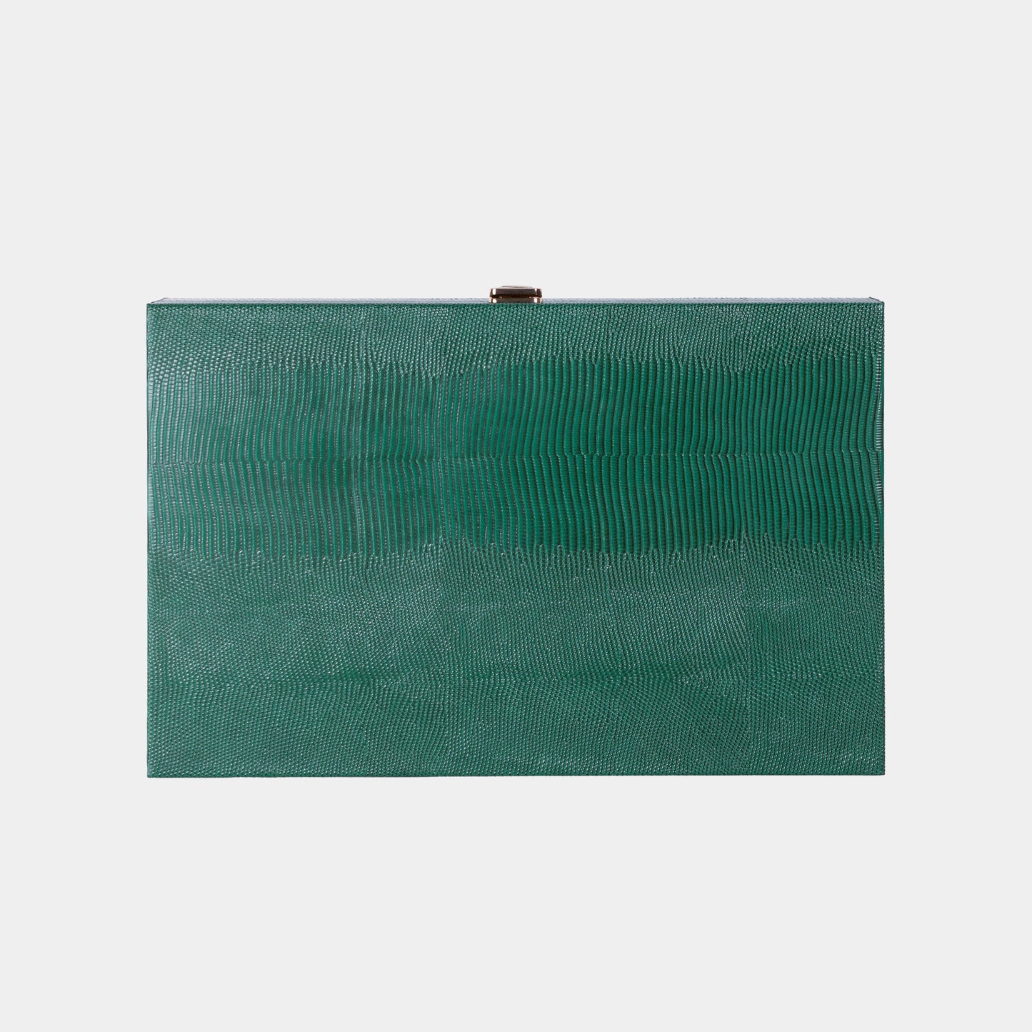Green lizard skin textured backgammon on a light gray background by VIDO