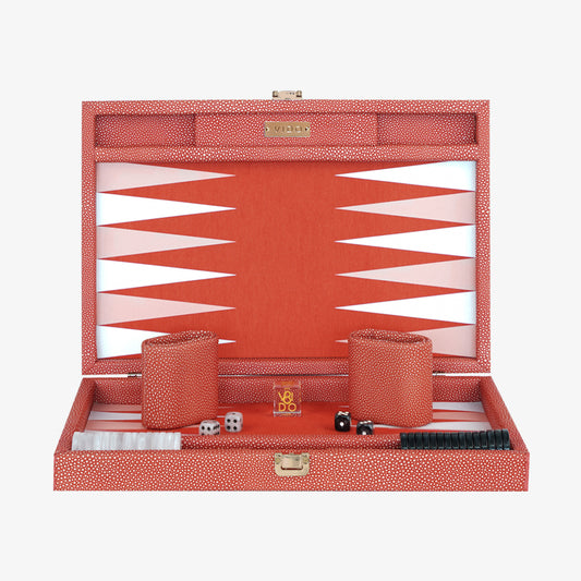 Coral Stingray Medium Backgammon
