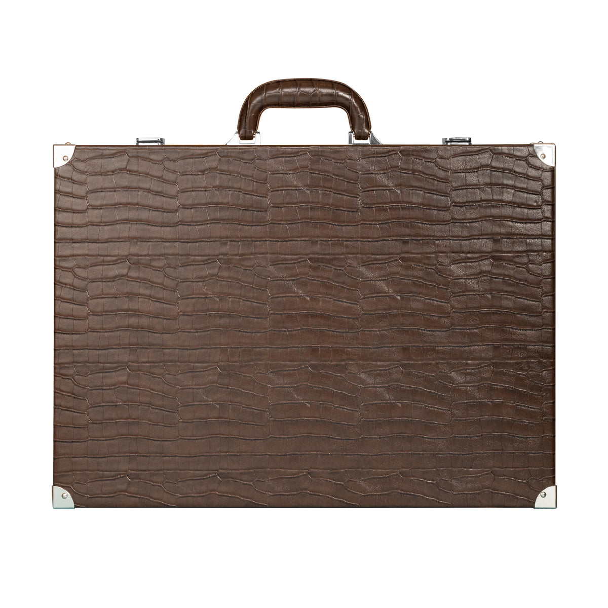 Dark Brown Crocodile Large Backgammon
