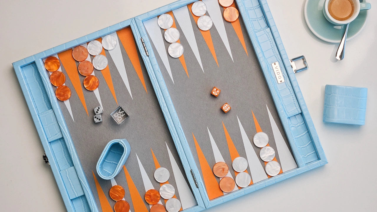 VIDO Luxury Backgammon And Board Games with Modern Designs