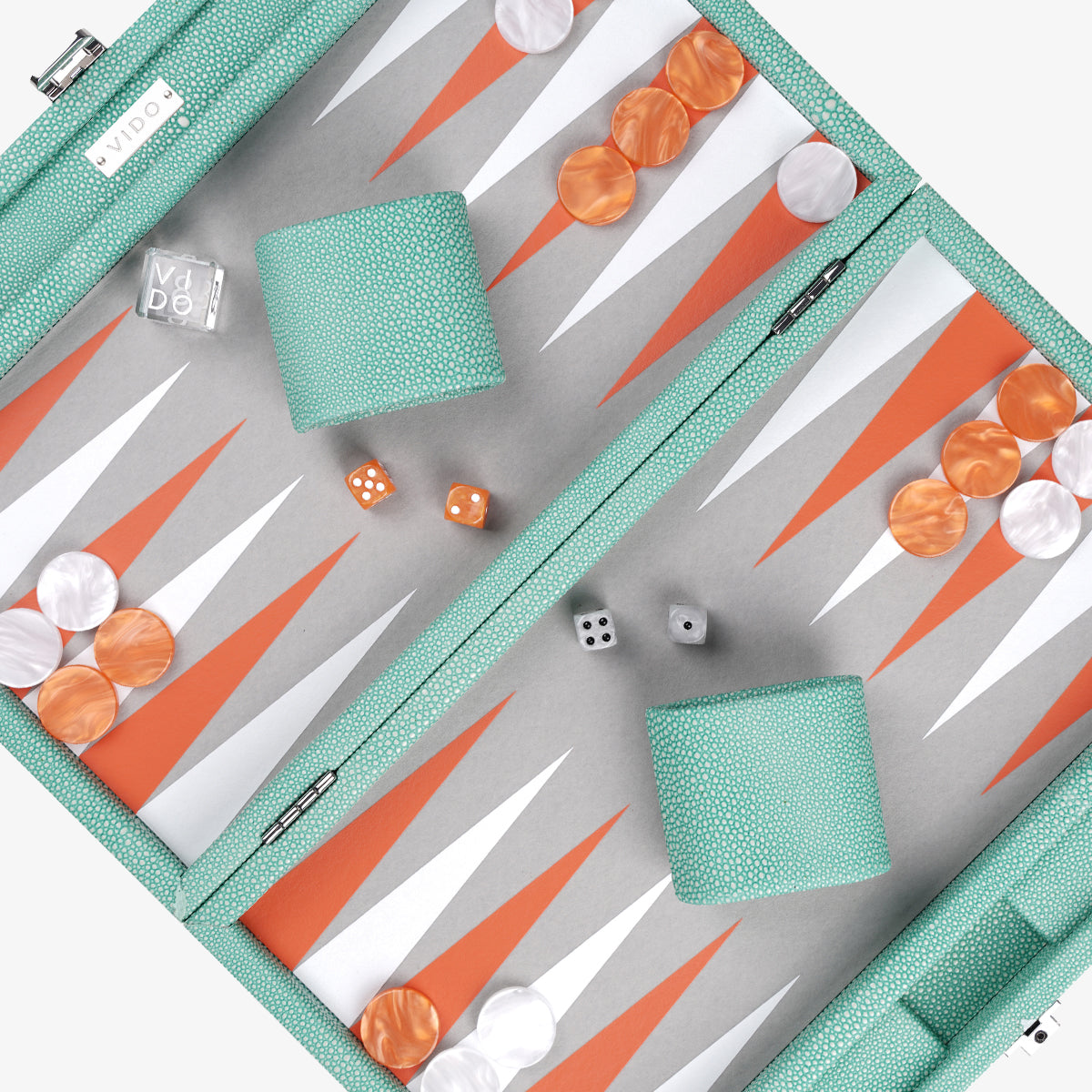 Travel Backgammon Set Jade Stingray By VIDO VIDO