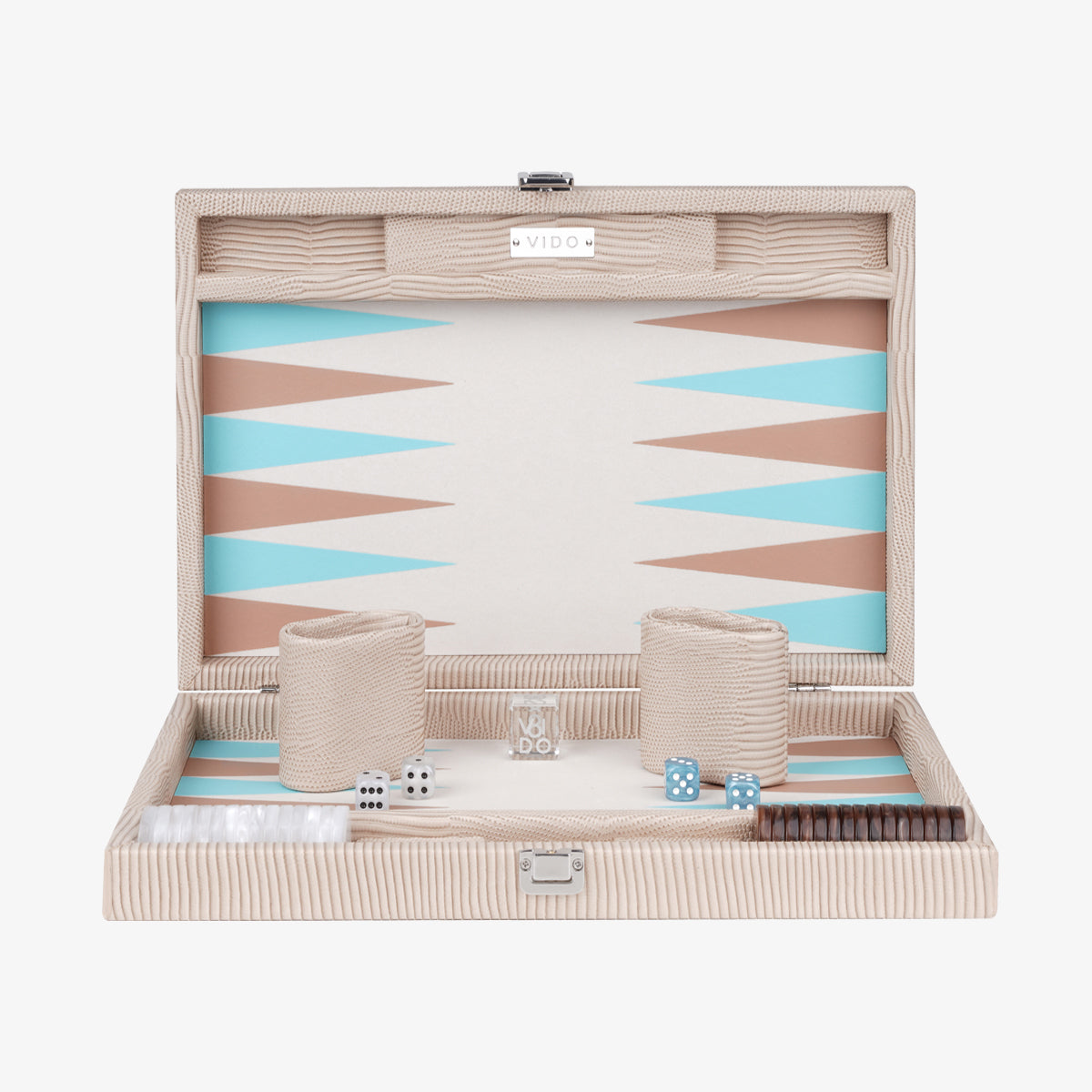 Sand Beige Lizard Medium Backgammon VIDO