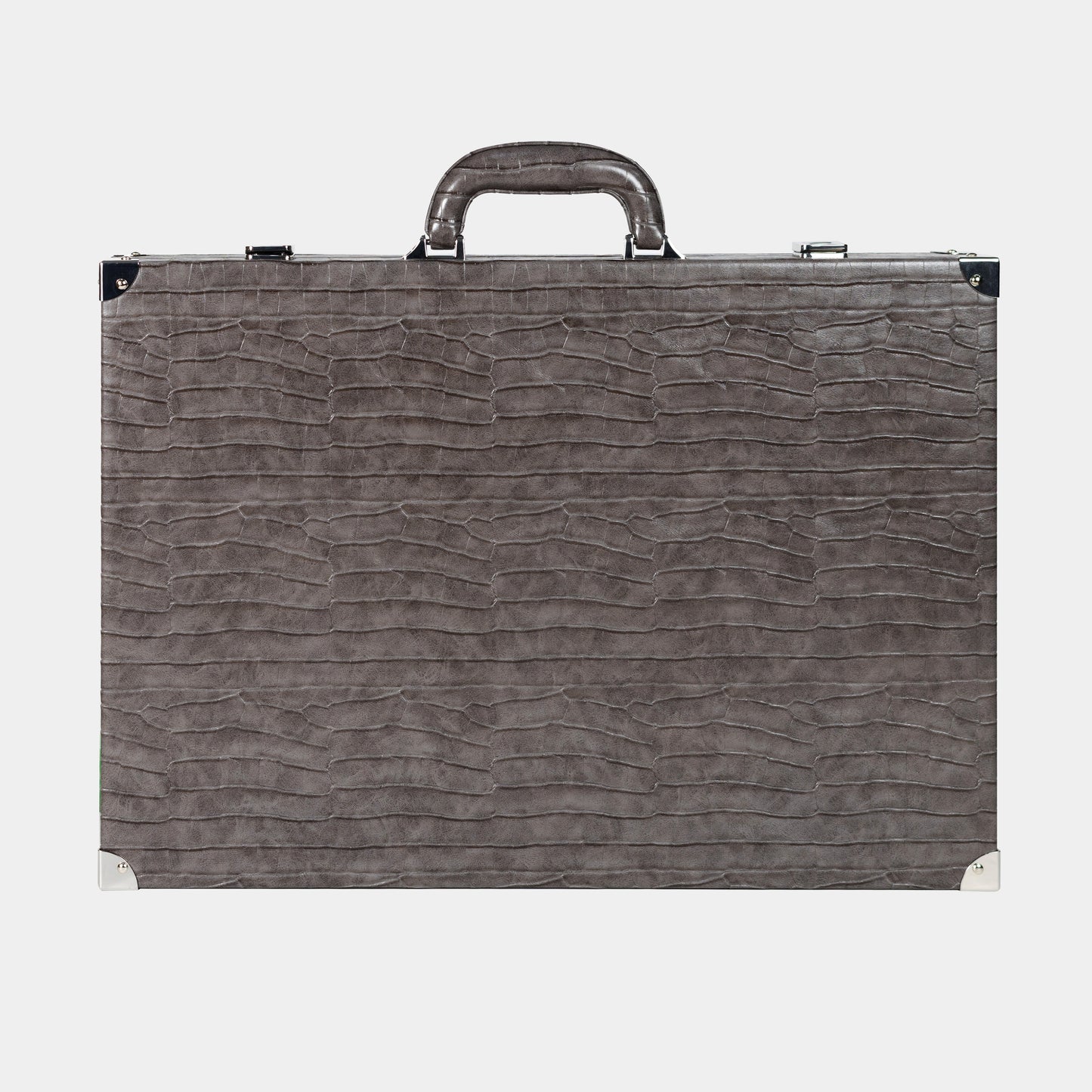 Anthracite Grey Alligator Large Backgammon