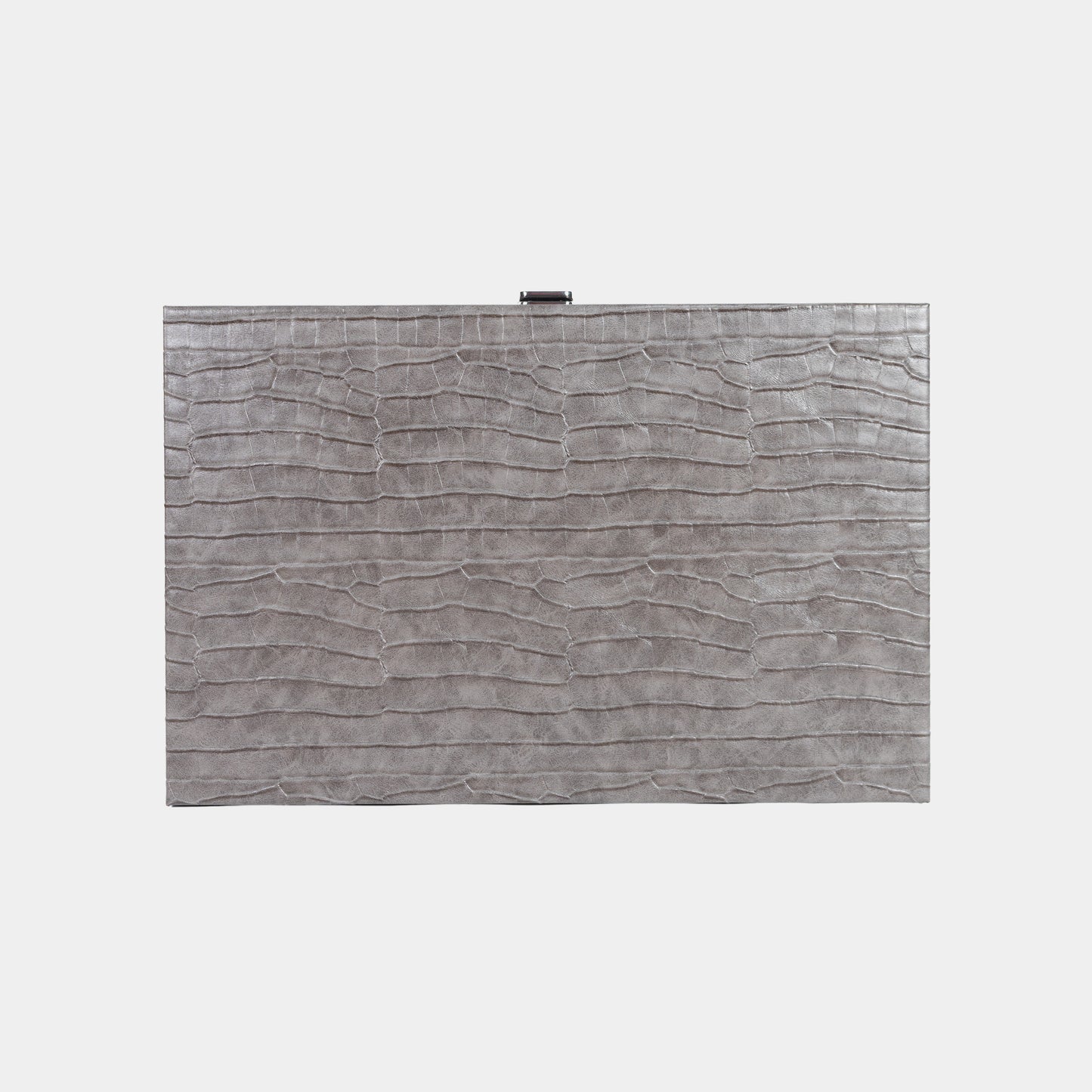 Anthracite Grey Alligator Medium Backgammon