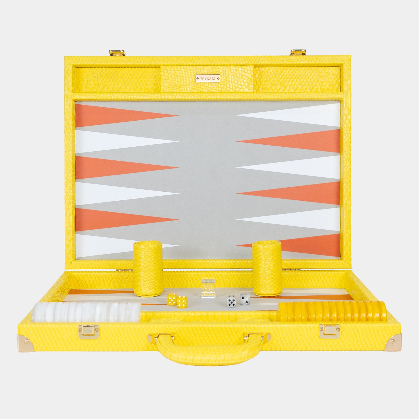 Yellow Snake Large Backgammon