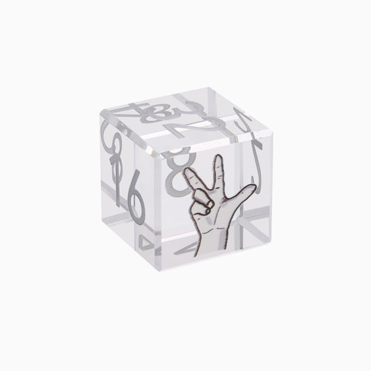 Crystal Doubling Cube - Three Finger Salute