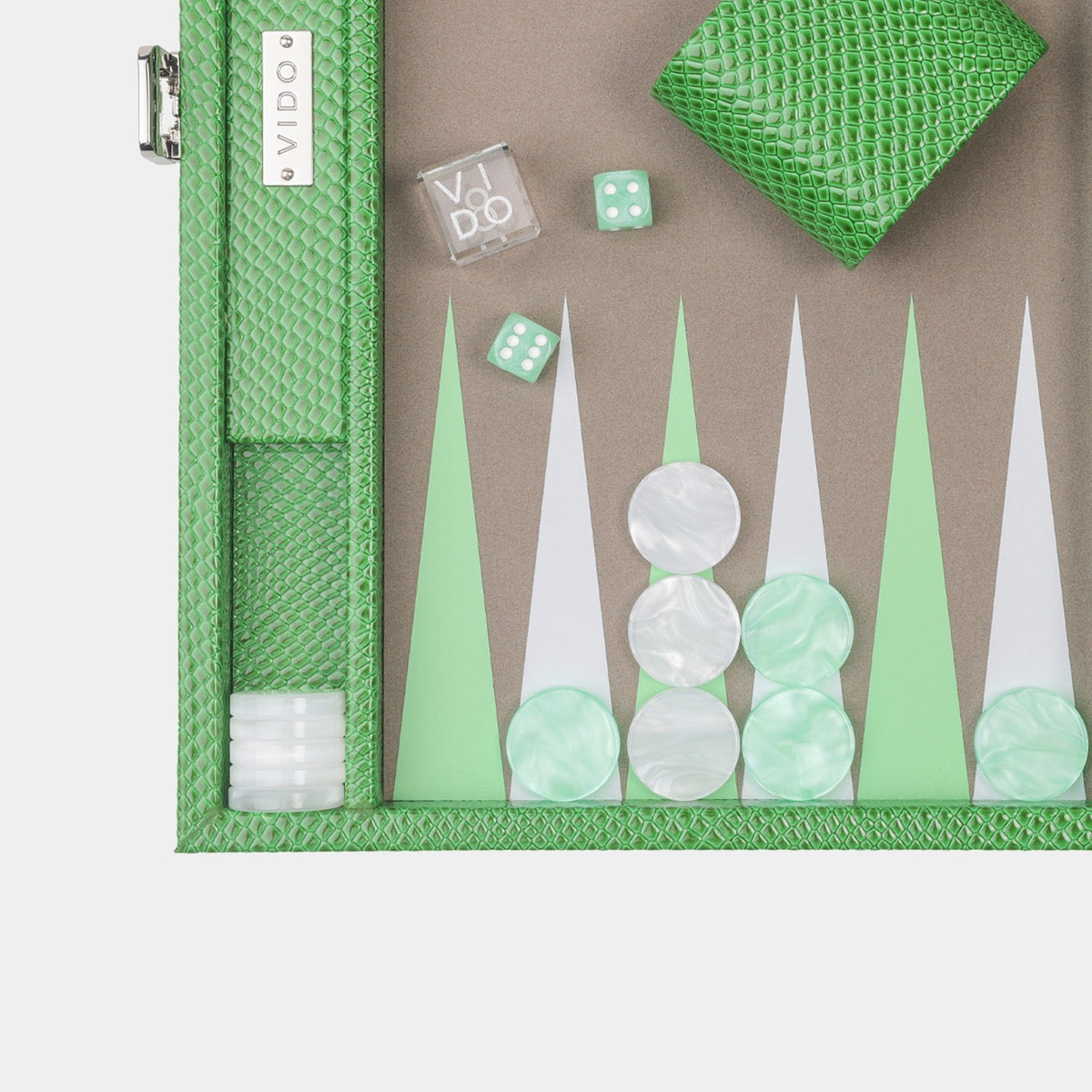 Jade Snake Medium Backgammon