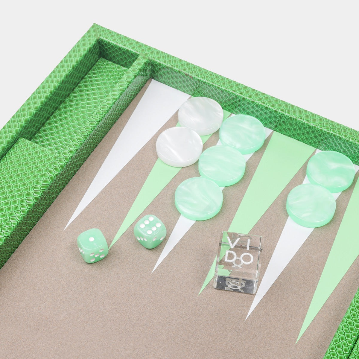 Jade Snake Medium Backgammon